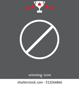 restricted icon, vector design website