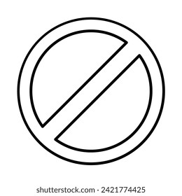 Beschrängtes Vektor Line-Symboldesign