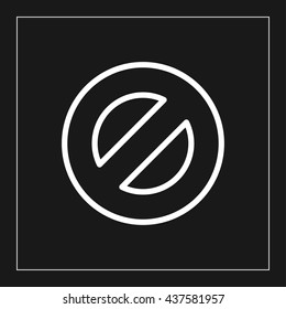 restriction line icon