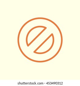 restriction line icon