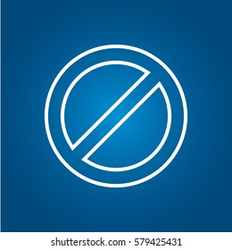 restriction sign