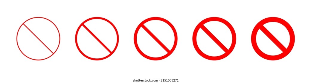 Restriction sign. Red restriction icon flat vector design. Prohibition symbol. taboo concept. Danger sign. Vector graphic EPS 10 svg
