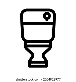 restroom icon or logo isolated sign symbol vector illustration - high quality black style vector icons
