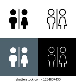 Restroom Icon Set