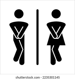 Restroom icon. sign for mobile concept and web design. vector illustration on white background. eps 10