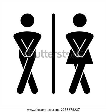 Restroom icon. sign for mobile concept and web design. vector illustration on white background. eps 10