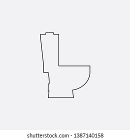 restroom icon sign signifier vector