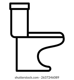 restroom icon Simple thin line stroke