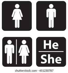 Restroom illustration