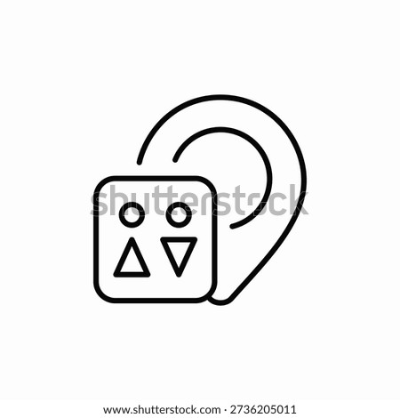 restroom location icon sign vector