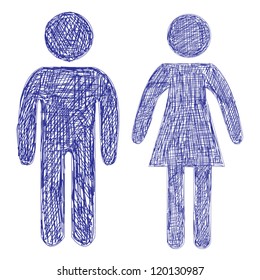 Restroom sign
