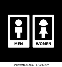 Restroom sign