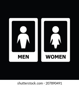 Restroom sign