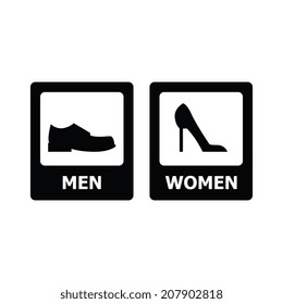 Restroom sign