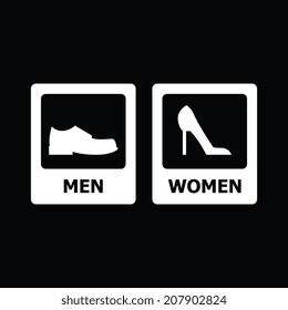Restroom sign