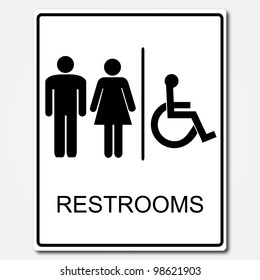 Restroom Sign