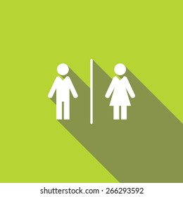 Restroom sign - Green