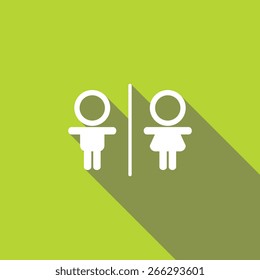 Restroom sign - Green