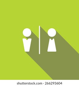 Restroom sign - Green