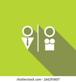 Restroom sign - Green