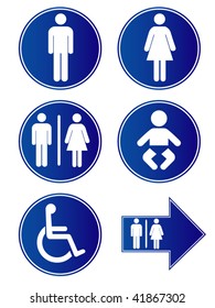   restroom signs