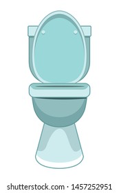 restroom toilet sanitary icon cartoon vector illustration graphic design