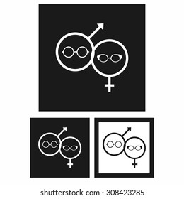 Restroom, toilet, wc sign 