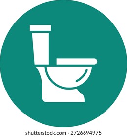 Ilustración de diseño de icono de Vector de baño