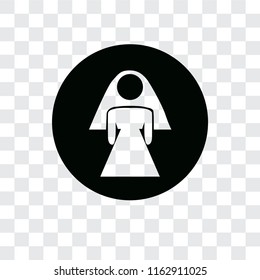 Restroom vector icon isolated on transparent background, Restroom logo concept
