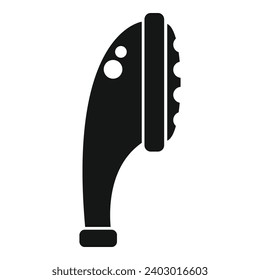 Restroom wash head icon simple vector. Cold hot water. Spa faucet