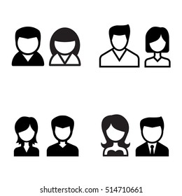 Restroom, WC, Bathroom, Toilet icon set


