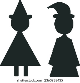 Restroom_signal vector high quality files 