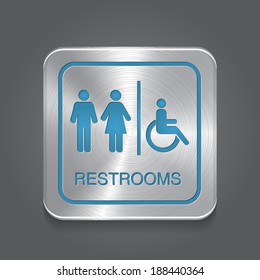 Signo de baño. Vector
