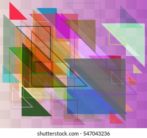 result with charming triangles, narrow overlap in poster