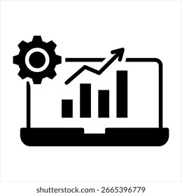 Result Glyph Icon Vector Illustration