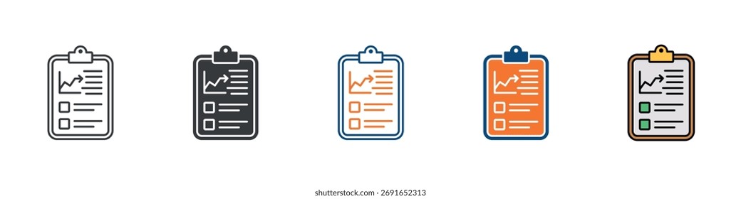 Result Icon Set Multiple Style Collection