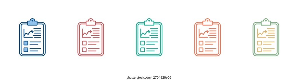 Result Icon Set Multiple Style Collection