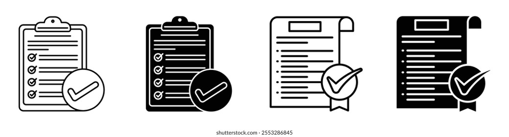 Result icon vector set. EPS10