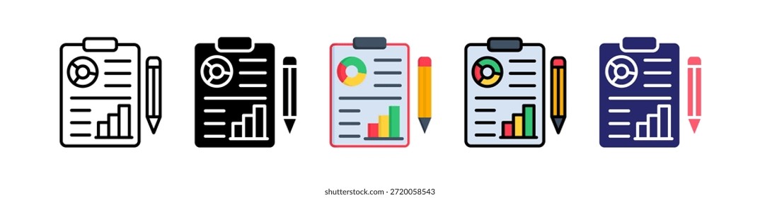 Result Multiple Style Icon Set Collection..