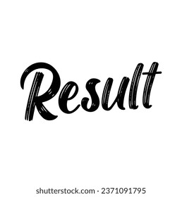 result text on white background.