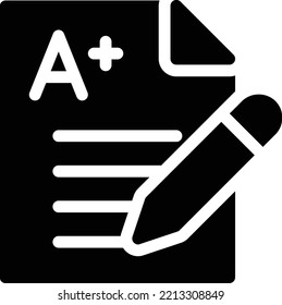result Vector illustration on a transparent background. Premium quality symmbols. Glyphs vector icons for concept and graphic design.