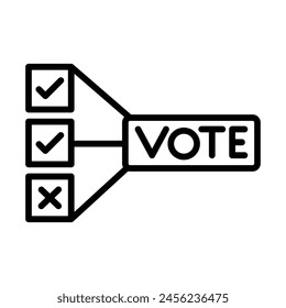 Result Vector Line Icon Design