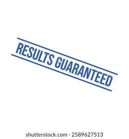 Results Guaranteed Letter Rubber Stamp Template