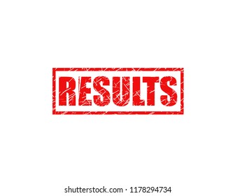 Results red stamp