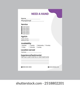 resum template , Professionelle Wiederaufnahme ,Vektor modern Hinzufügen Jobformular 