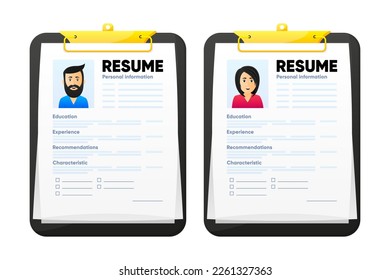 Resume. Resume application. We are hiring. Search for professional staff. Analysis of staff resumes. Job interview, recruitment agency. Personnel selection. The concept of employment. Business resume.