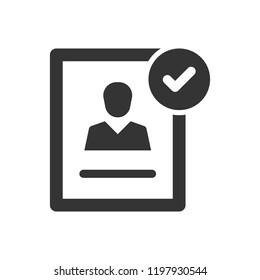 Resume approved icon