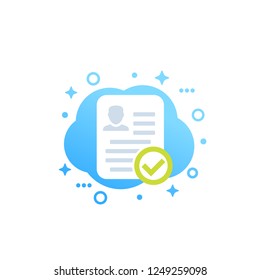 resume approved icon