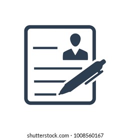 Resume / Certificate Icon