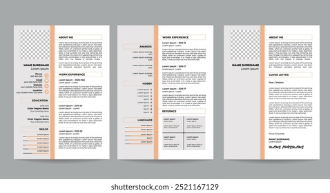 Resume and Cover Letter design template